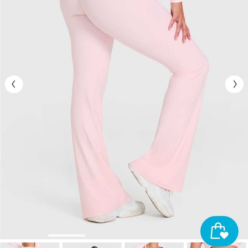 Soft motion flared bottoms (ballet pink)